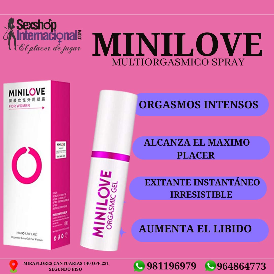 GEL ORGASMICO FEMENINO MINILOVE-AUMENTA EL LIBIDO SEXSHOP MIRAFLORES